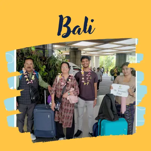 Multi trips booked with Yuven Travel (Andaman and Nicobar Islands, Jaipur, and Bali).....